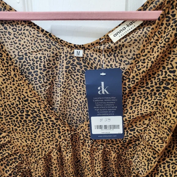 Leopard Print Dress - Picture 2 of 3